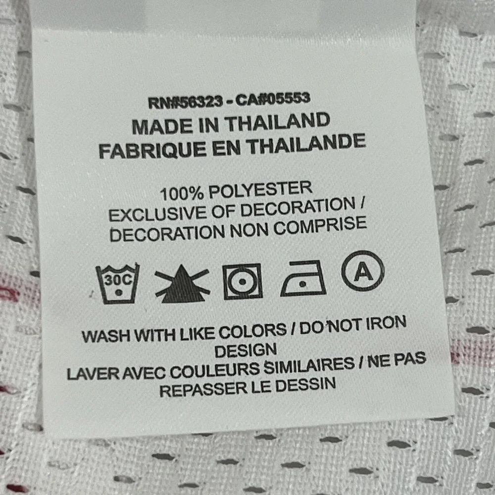 Air Jordan Basketball Game Tank Top Jersey Nike White Red Men 3XL DM1380-100 New